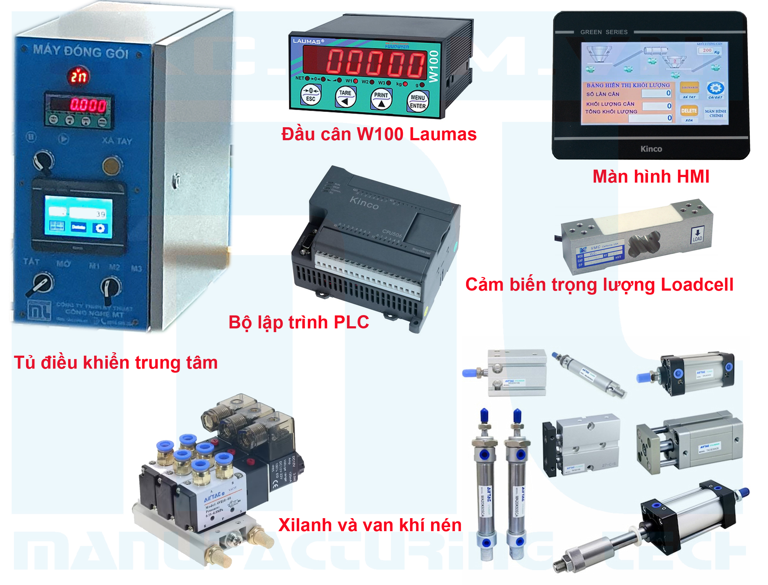 Thiết bị điều khiển máy cân đóng gói máy đóng túi hạt nông sản, hạt nhựa, phân bón